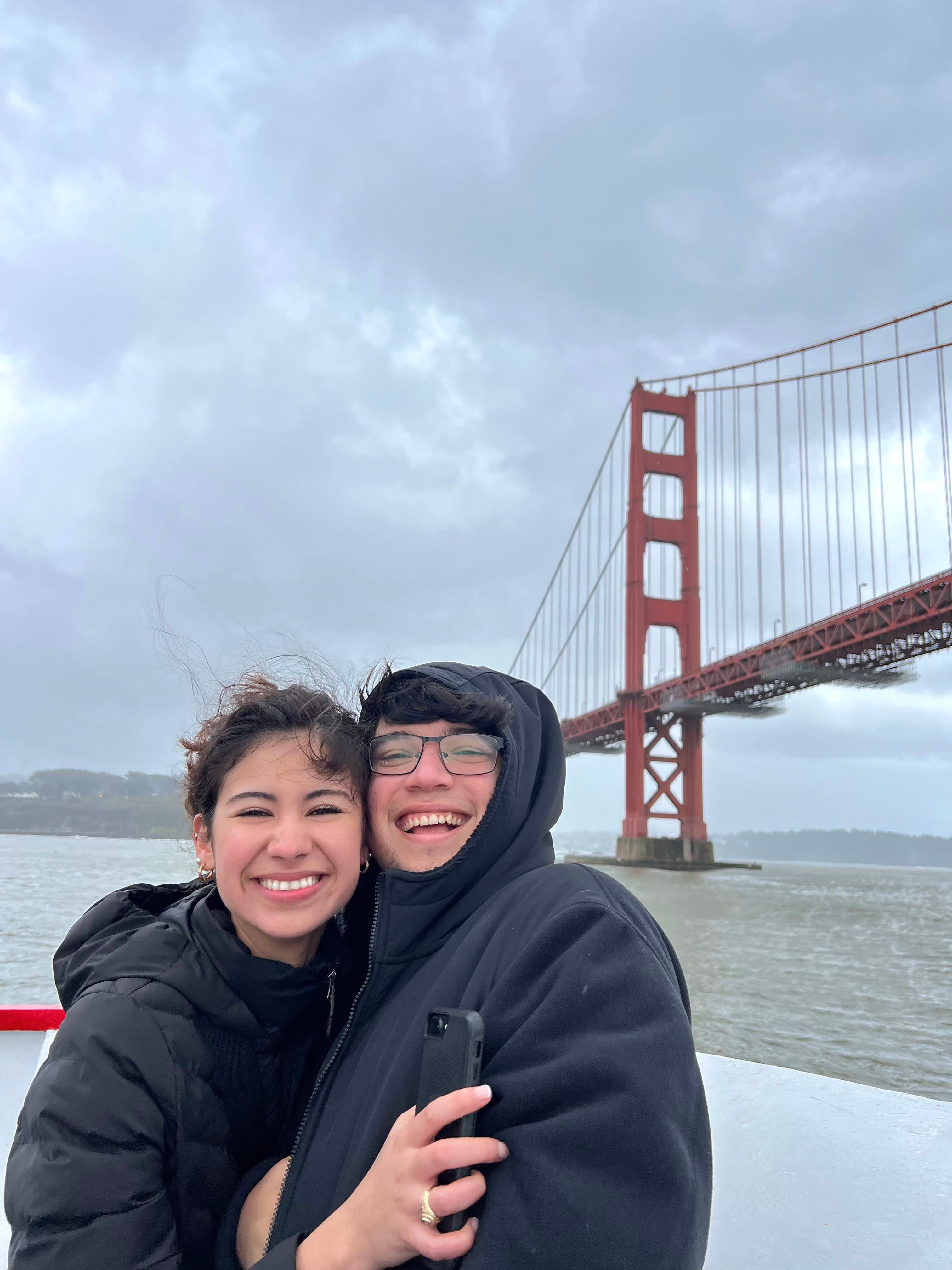 Golden Gate Bridge selfie
